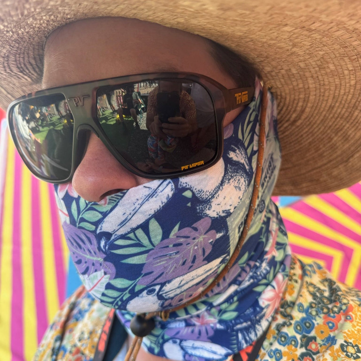 Neck Shirt- Rooster Party