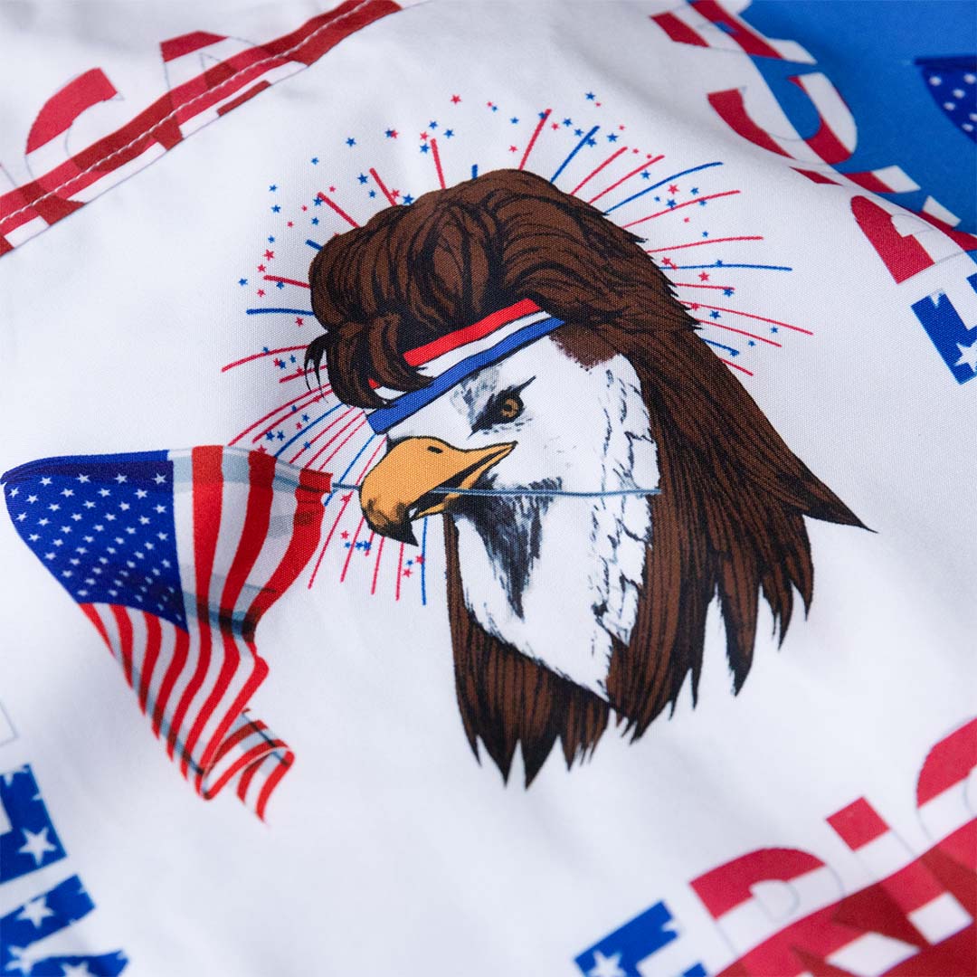 RED WHITE AND MULLET